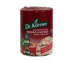 Хлебцы Dr.Korner Злаковый Яблочный с корицей 100гр Смоленская обл