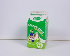 БЗМЖ Сметана Кировская 18% т.п 0,5кг КМК